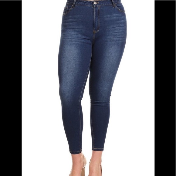 ð¥SOLD OUT!!ð¥New Plus Size Denim Stretch Jeans - Picture 1 of 3